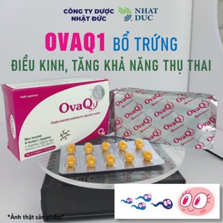 OvaQ1 bổ trứng tăng khả năng thụ thai đậu thai tặng que thử trứng điều