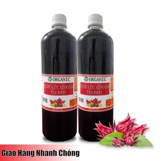 [Hàng công ty] Nước cốt Atiso Đỏ nguyên chất 1 lít Tấn Phát