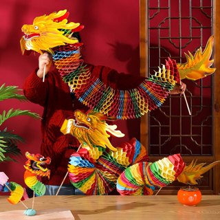 Rồng Rắn Giấy Nhiều Màu Sắc Độc Đáo Trang Trí Trung Thu, Lễ Hội, Năm Mới, Tết