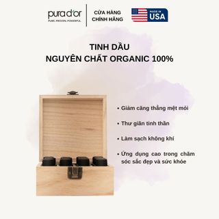 Tinh dầu organic PURA D'OR Sweet 16 Essential Oil Set hỗ trợ thư giãn và giải toả căng thẳng