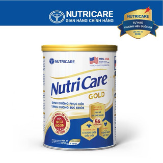 Sữa bột Nutricare Gold Dinh dưỡng bổ sung cho người lớn 850gam