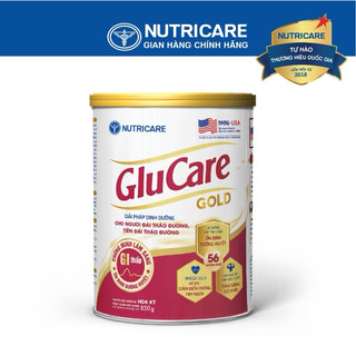 Sữa bột Nutricare GluCare Gold Dinh dưỡng bổ sung cho người tiểu đường 850gam