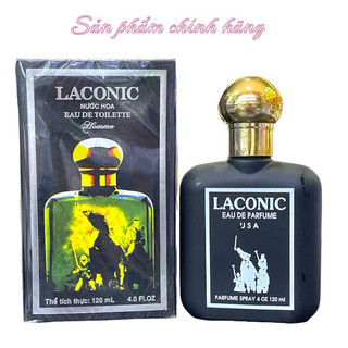 Nước hoa laconic nam màu đen 120ml