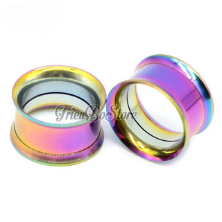 Khuyên Nông Lỗ Tai vành mỏng bảy màu titan