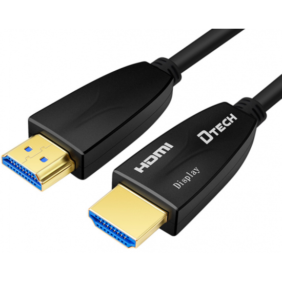 Cáp quang HDMI 10M Dtech DT-HF2010 cao cấp 4K chính hãng