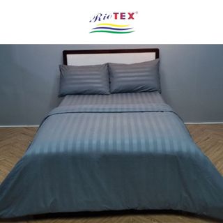 Vỏ chăn-mền chần màu sọc riotex - 1.6mx2m, 1.8mx2m, 2.2mx2m, 2.2mx2.4m