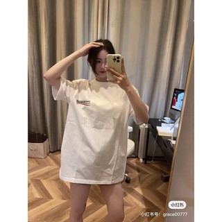 Áo Phông Áo Thun Nữ Tay Lỡ Dáng Thụng Phong Cách Giấu Quần Cotton 2 Size 40-70KG mẫu AOPHONGBALENTRANG. TP463