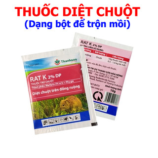 ️thuốc trừ chuột rat k 2% dp dạng bột để trộn mồi