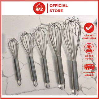 Dụng Cụ Đánh Trứng Cầm Tay, Cây Phới Lồng Tròn Đánh Trứng Thép không gỉ