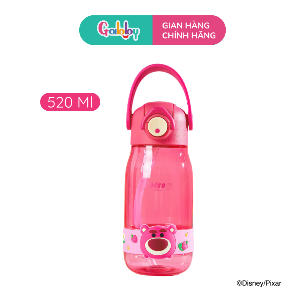 Bình Nước Nhựa Gấu Dâu Lotso Oasis Park 280ml - 1300ml