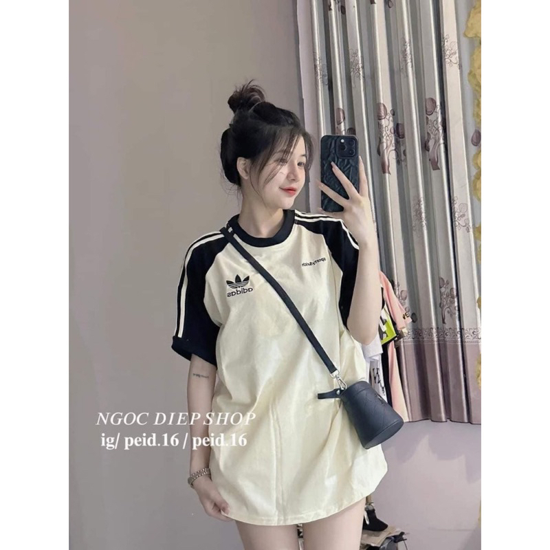 ÁO PHÔNG THÊU CHỮ JAPLANG CHẤT COTTON KHÔ 3158 FORM RỘNG TAY LỠ
