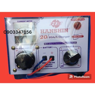 Máy sạc ắc quy hanshin 20a