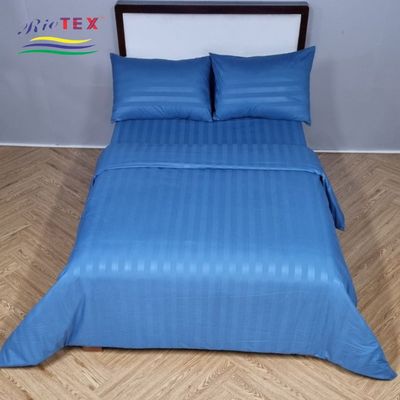Ga màu sọc 3 phân Riotex cho Khách Sạn, Gia Đình,... nệm 5-15cm (Không vỏ gối) Tiêu Chuẩn Khách Sạn