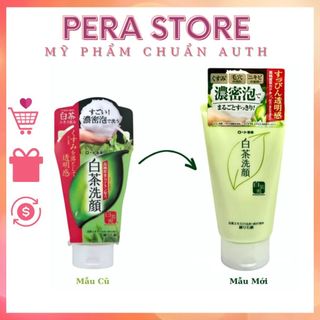 Sữa Rửa Mặt Trà Xanh Rohto Shirochasou Green Tea 120ml - Nhật Bản