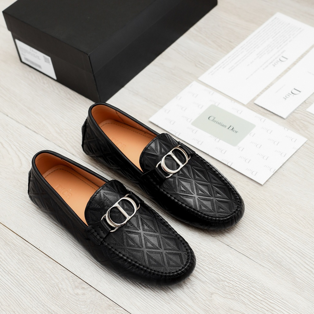 Giày Da Nam công sở Da Mềm Dior Hàng Hiệu Cao Cấp QC14 Chất Liệu Da Bò Ý Nhập Khẩu Phiên Bản Giới Hạn