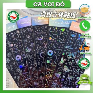 Sticker trang trí Toploader Party hologram