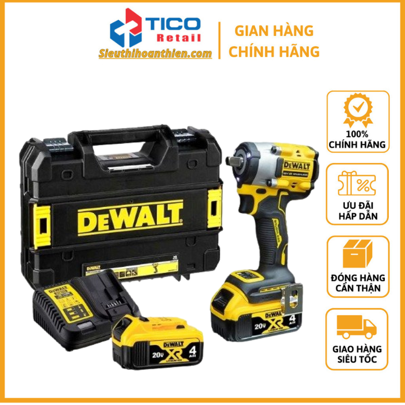 Máy Siết Bu Lông Dùng Pin Dewalt DCF892 Chính Hãng Dewalt