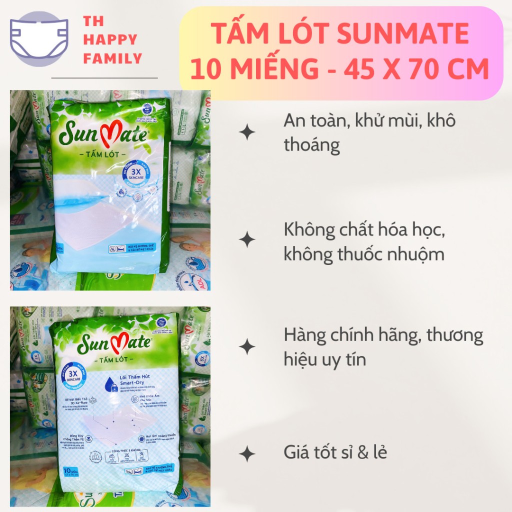 Tấm lót Sunmate 45x70 cm