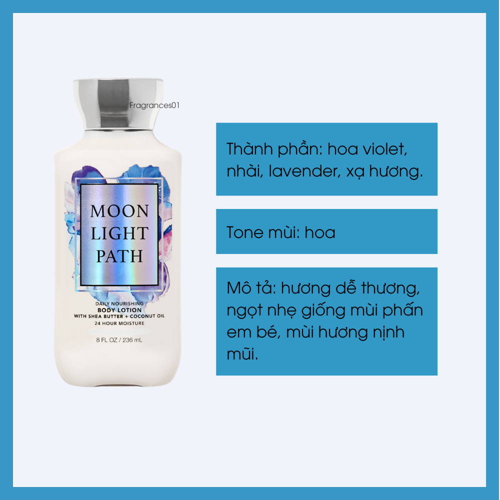 Lotion Dưỡng Thể BBW Moonlight Path 236ml Từ Mỹ