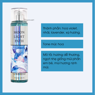 Lotion Dưỡng Thể BBW Moonlight Path 236ml Từ Mỹ