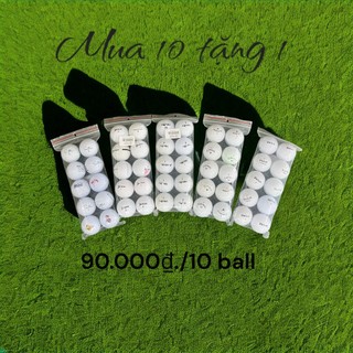 10 bóng golf cũ 85%-90%