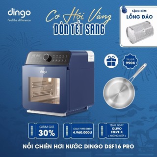 Nồi chiên hơi nước dingo dsf16 – 21 chương trình nấu ăn – dung tích 16l – công suất 2250w