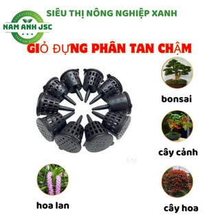 Giỏ đựng phân tan chậm chuyên dùng cho bonsai, hoa lan, cây cảnh