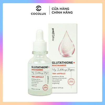 Tinh Chất Angel's Liquid Glutathione + Niacinamide 7 Days Whitening Program 700 V Ampoule