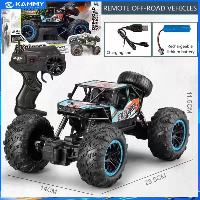 【HCM/Rẻ】Xe RC 20KM/H Xe điều khiển từ xa 2.4GHz Xe tải quái vật Buggy Đồ chơi địa hình-Đồ chơi điều khiển từ xa xe
