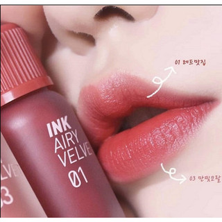 Son ink airy 01 đỏ hồng trầm, son peripera ink airy velvet 01 hotspot red