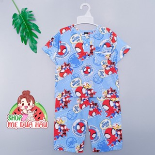 Bộ tole bé trai, bộ quần áo bé trai vải lanh tay ngắn quần dài 10-45kg shop mẹ dưa hấu