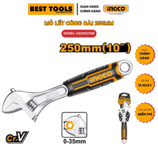 Mỏ lết cán bọc nhựa ingco hadw131108 dài 250mm | dài 150mm hadw131068