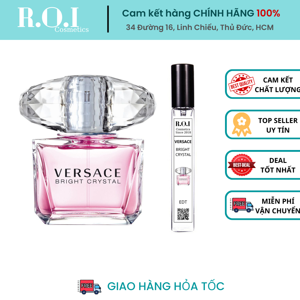 10ml • Bright Crystal - Versace - | Nước hoa nữ