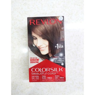 Thuốc nhuộm tóc Revlon Colorsilk màu 47 nâu chocolate vừa