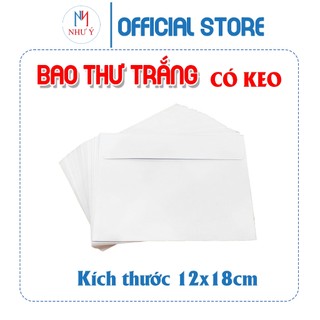 Bao thư trắng có keo (12x18)cm, {100cái}