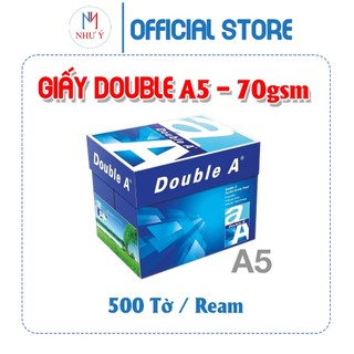 Giấy in photo double a a5 70gsm - hàng chính hãng