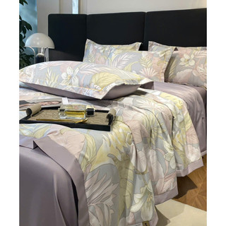 Set Chăn Ga Gối Lụa Thái “ chăn trần hè” (Set 4 món )