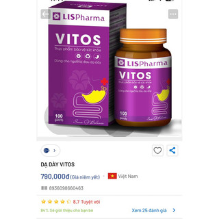 Dạ Dày Vitos ✅ [ CHÍNH HÃNG ]