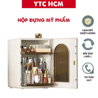 Kệ Đựng Mỹ Phẩm YTC Mẫu Mới -Kệ Đa Năng Để Đồ, Chông Bụi Bẩn Có Nam Châm Từ Tính Tiện Lợi