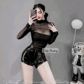 Áo peplum cúp ngực có mút ngực