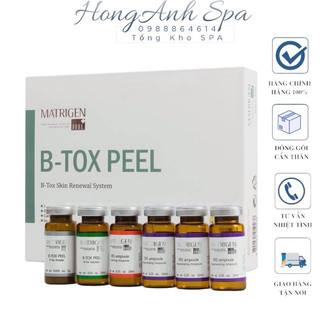 Thay Da Sinh Học silic B TOX PEEL [ Loại 2 màu 6 Cặp tảo }
