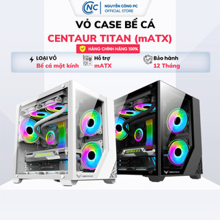 Vỏ case bể cá mặt kính Centaur Titan Trắng/Đen - Hàng chính hãng bảo hành 12 Tháng