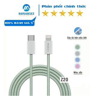 Dây sạc nhanh 20W chính hãng Rockspace Z20, sạc nhanh dây dù bảo hành 1 năm 1 đổi 1