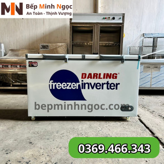Tủ đông dearling tủ đông 2 cánh 370l inverter bảo hành chính hãng làm lạnh cực nhanh