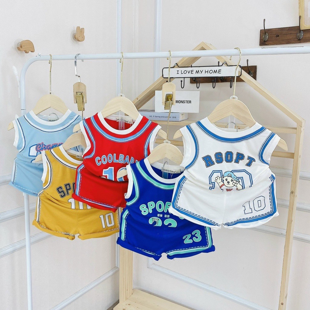 Bộ ba lỗ Miky số chất thun lạnh cho bé 3-20kg