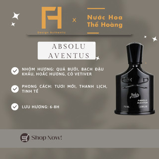 Nước hoa nam aventus absolute chiết 10ml, 20ml - nước hoa thế hoàng