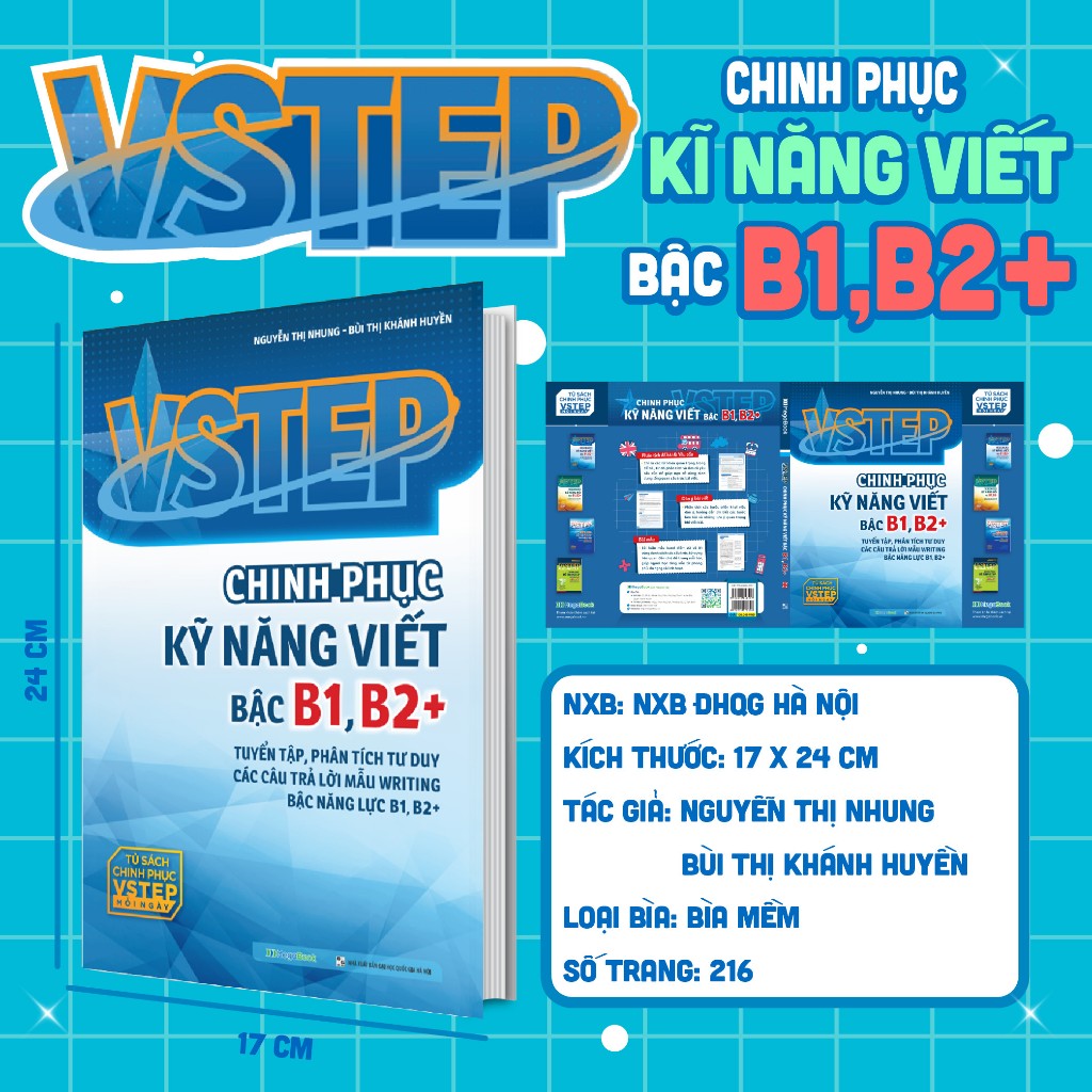 Sách - Combo VSTEP - Chinh phục kỹ năng Viết - Nói - bậc B1 B2+ lẻ tùy chọn | BigBuy360 - bigbuy360.vn