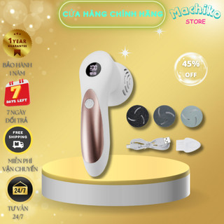 Máy chà gót chân, máy tẩy tế bào chết gót chân sạc pin, chà sạch kèm tự động hút da chết, nhỏ gọn.