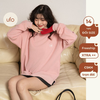 Áo nỉ lót lông cao cấp thêu logo - Signature Sweatshirt - by ufo.thebasic