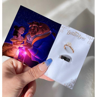 Beaty and The Beast couple rings nữ chỉnh được size